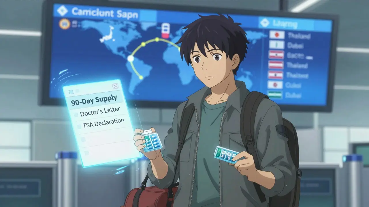 How to Manage Medication Refills during Extended Travel